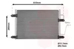 Chłodnica klimatyzacji - skraplacz VAN WEZEL 43005211