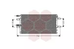 Chłodnica klimatyzacji - skraplacz VAN WEZEL 43005251