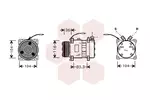 Kompresor klimatyzacji VAN WEZEL 4300K318