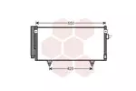 Chłodnica klimatyzacji - skraplacz VAN WEZEL 51005077