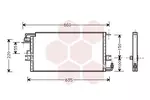 Chłodnica klimatyzacji - skraplacz VAN WEZEL 53005197