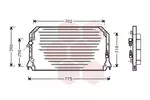 Chłodnica klimatyzacji - skraplacz VAN WEZEL 53005253