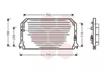 Chłodnica klimatyzacji - skraplacz VAN WEZEL 53005254