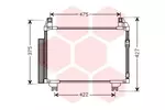 Chłodnica klimatyzacji - skraplacz VAN WEZEL 53005497