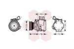Kompresor klimatyzacji VAN WEZEL 5300K466
