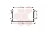 Chłodnica klimatyzacji - skraplacz VAN WEZEL 73005094