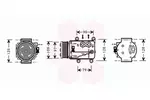 Kompresor klimatyzacji VAN WEZEL 7700K026