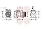 Kompresor klimatyzacji VAN WEZEL 7700K031