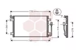 Chłodnica klimatyzacji - skraplacz VAN WEZEL 81005030