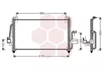 Chłodnica klimatyzacji - skraplacz VAN WEZEL 81005040