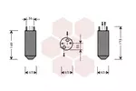 Osuszacz klimatyzacji VAN WEZEL 8100D022