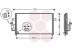 Chłodnica klimatyzacji - skraplacz VAN WEZEL 82005057