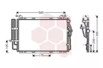 Chłodnica klimatyzacji - skraplacz VAN WEZEL 82005091