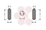 Osuszacz klimatyzacji VAN WEZEL 8200D080