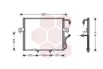 Chłodnica klimatyzacji - skraplacz VAN WEZEL 83005011