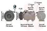 Kompresor klimatyzacji VAN WEZEL 8301K703