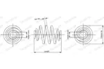 Sprężyna zawieszenia MONROE SP3609