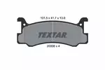 Klocki hamulcowe - komplet TEXTAR 2000801