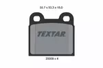 Klocki hamulcowe - komplet TEXTAR 2000906