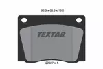 Klocki hamulcowe - komplet TEXTAR 2002701