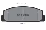 Klocki hamulcowe - komplet TEXTAR 2003101