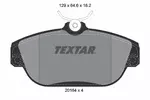 Klocki hamulcowe - komplet TEXTAR 2016402