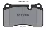 Klocki hamulcowe - komplet TEXTAR 2021701