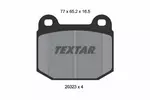 Klocki hamulcowe - komplet TEXTAR 2032303