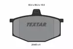 Klocki hamulcowe - komplet TEXTAR 2048002