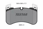Klocki hamulcowe - komplet TEXTAR 2058101