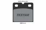 Zestaw okładzin hamulcowych, hamulec postojowy tarczowy TEXTAR 2061005