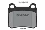 Klocki hamulcowe - komplet TEXTAR 2068703