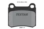 Klocki hamulcowe - komplet TEXTAR 2068701