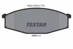 Klocki hamulcowe - komplet TEXTAR 2086301