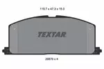 Klocki hamulcowe - komplet TEXTAR 2087001