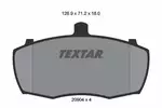 Klocki hamulcowe - komplet TEXTAR 2090401
