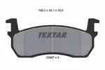 Klocki hamulcowe - komplet TEXTAR 2095701