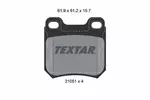 Klocki hamulcowe - komplet TEXTAR 2105101