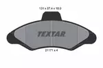 Klocki hamulcowe - komplet TEXTAR 2117105