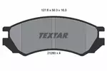 Klocki hamulcowe - komplet TEXTAR 2128002