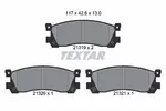 Klocki hamulcowe - komplet TEXTAR 2131901