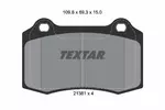 Klocki hamulcowe - komplet TEXTAR 2138102