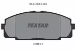 Klocki hamulcowe - komplet TEXTAR 2146801