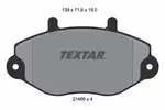 Klocki hamulcowe - komplet TEXTAR 2146901