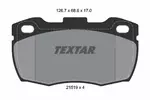 Klocki hamulcowe - komplet TEXTAR 2151902