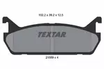 Klocki hamulcowe - komplet TEXTAR 2155901