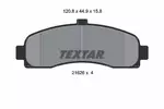 Klocki hamulcowe - komplet TEXTAR 2162601