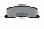 Klocki hamulcowe - komplet TEXTAR 2168801