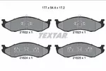 Klocki hamulcowe - komplet TEXTAR 2182202