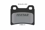 Klocki hamulcowe - komplet TEXTAR 2183201